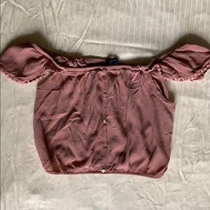 Light Pink Crop Top